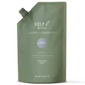 Keune So Pure Cool Shampoo Refill 400მლ ქერა თმის შამპუნი